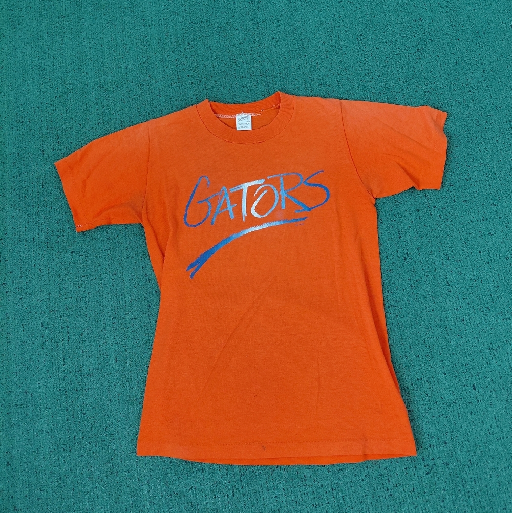 VINTAGE 1995 Sportswear Florida Gators 90's Sports Orange T Shirt Sz Small
